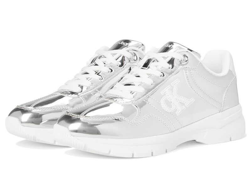 カルバンクライン レディース シューズ スニーカー Calvin Klein Caius Silver シルバー