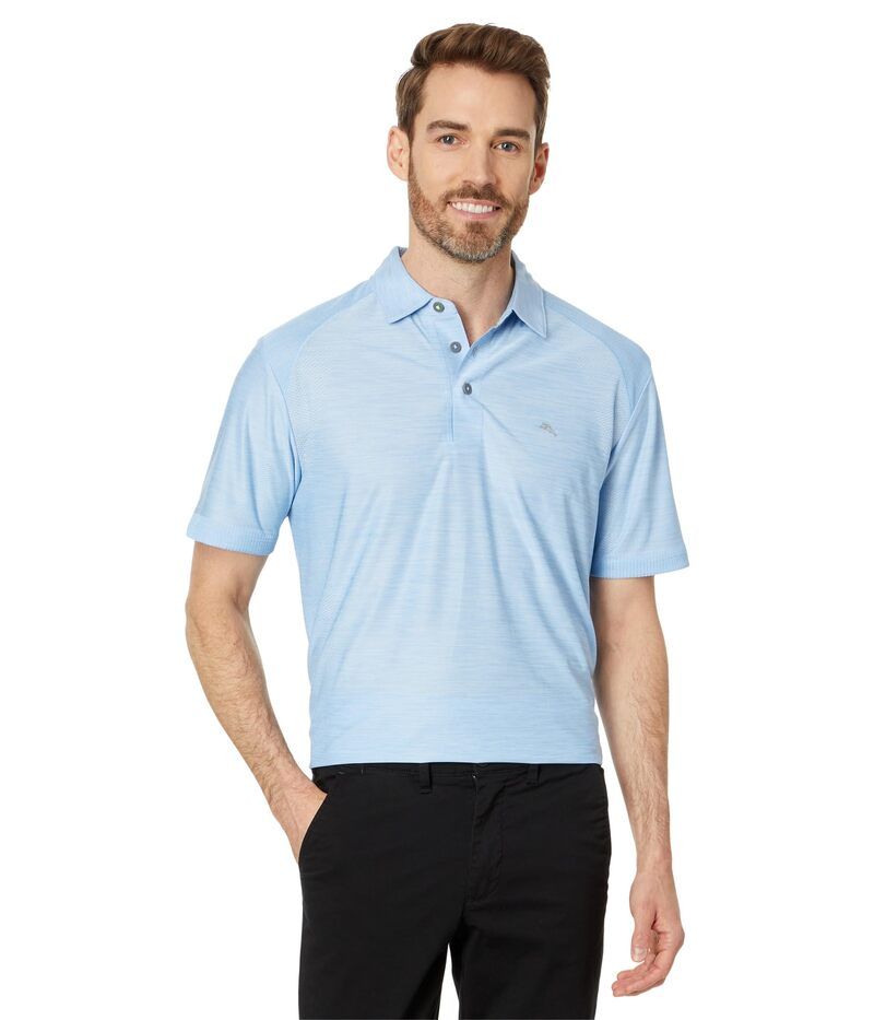 トッミーバハマ メンズ トップス シャツ ポロシャツ Tommy Bahama Palm Coast Polo Pro Light Sky