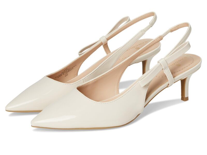 バンドリーノ レディース シューズ ヒール Bandolino Alilac Ivory Patent アイボリー