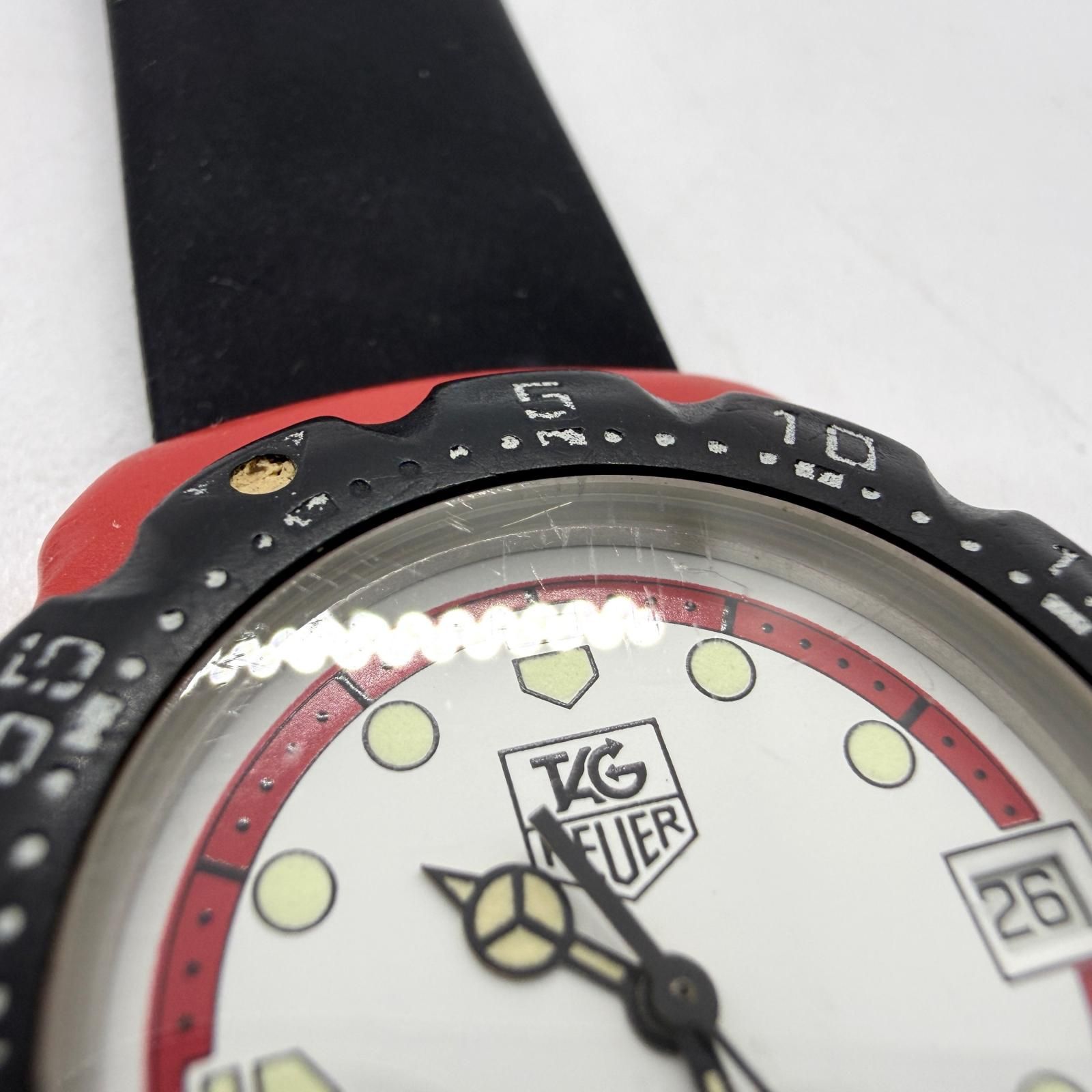 TAG HEUER タグホイヤー フォーミュラ1 ラバー/SS 385.513 ホワイト QZ