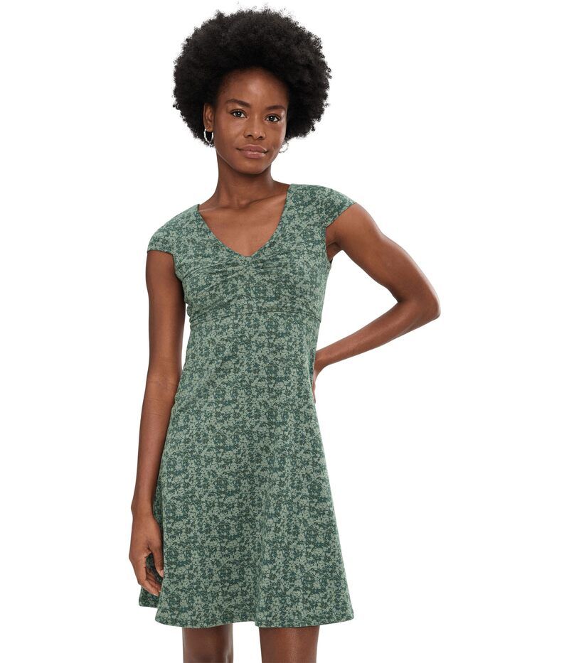 ドード アンドコー レディース トップス ワンピース ToadCo Rosemarie Dress Cilantro Print