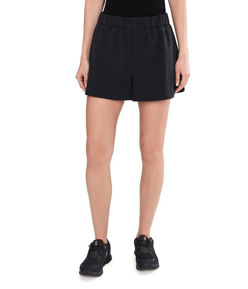 バーレイ レディース ボトムス ハーフパンツ・ショーツ ショートパンツ Varley Nila Mid Rise Shorts Black ブラック