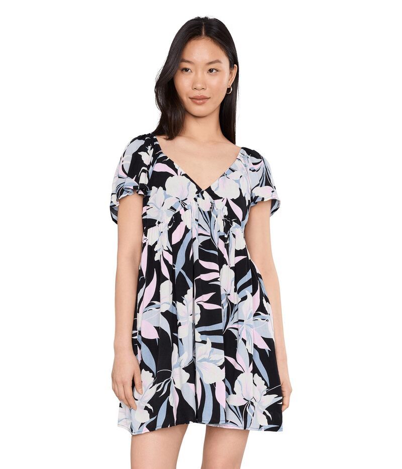 ソルティークルー レディース トップス ワンピース Salty Crew Dreamland Short Sleeve Dress Black ブラック