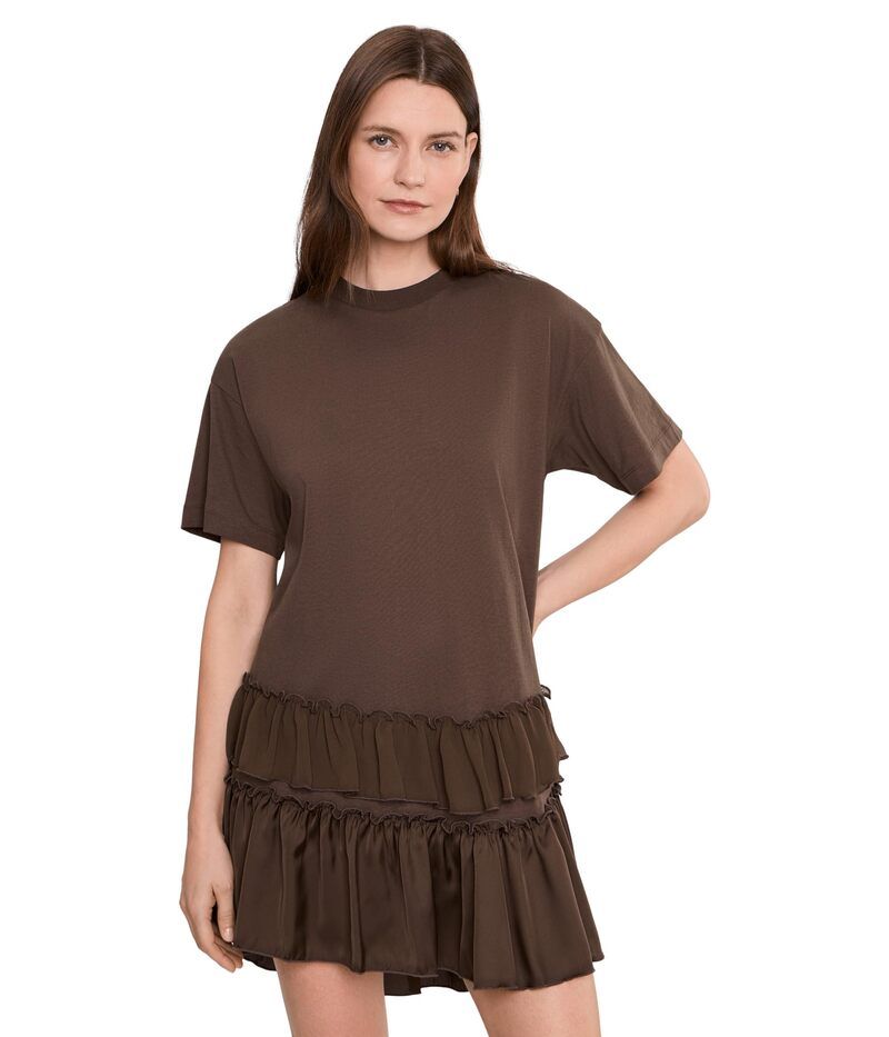 オールセインツ レディース トップス ワンピース AllSaints Feyre Dress Bitter Brown ブラウン