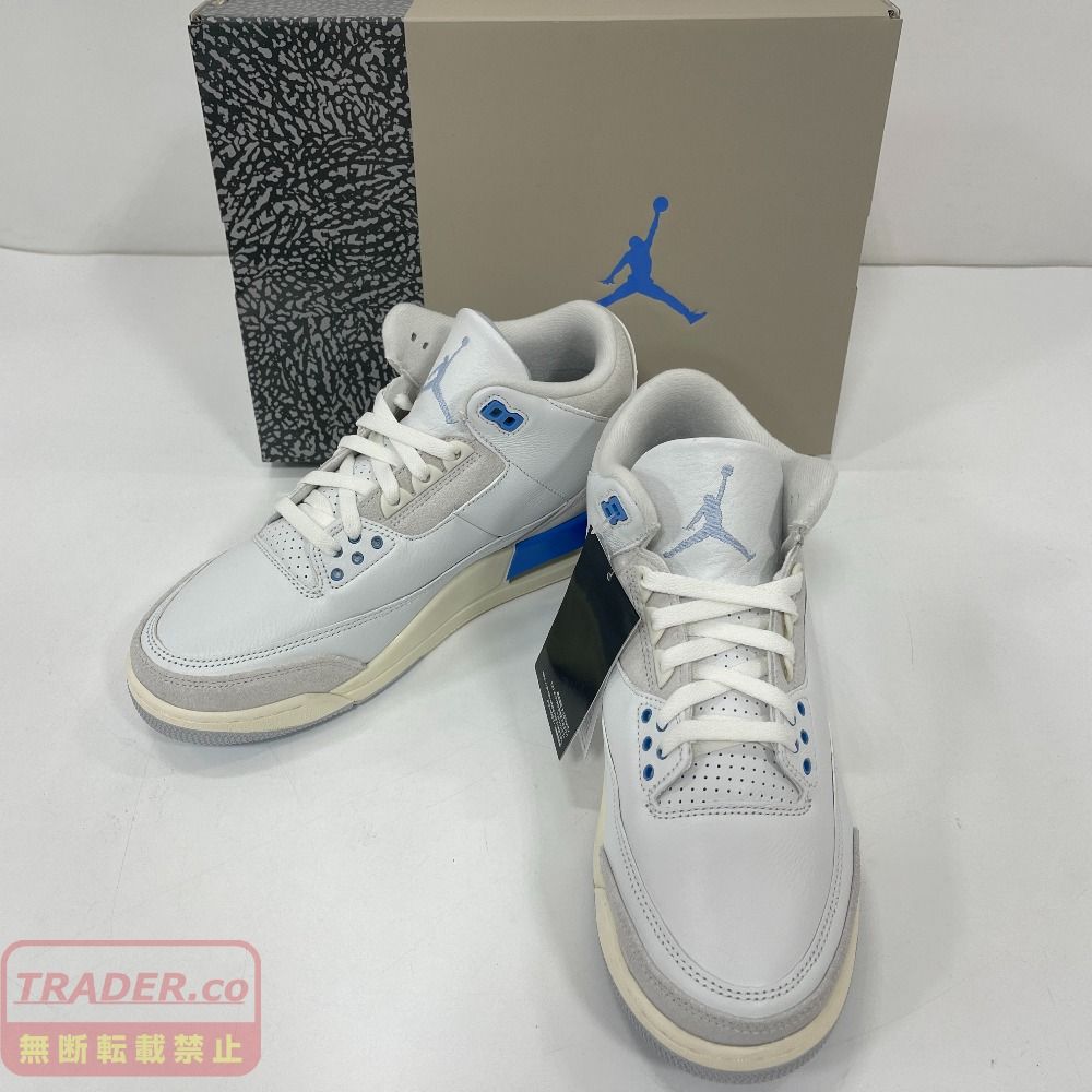 07w1903★ NIKE AIR JORDAN 3 RETRO “LUCKY SHORTS” ナイキ エアジョーダン3 レトロ ラッキーショーツ 28cm CT8532-101【中古品】