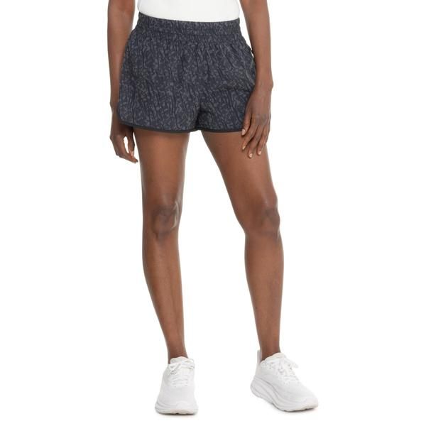 アシックス レディース ボトムス ハーフパンツ・ショーツ ショートパンツ ASICS Running Shorts Layered Paint Stroke Black ブラック