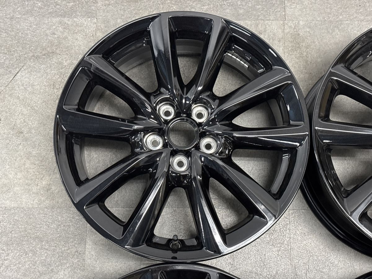 新車外し品】マツダ MAZDA3 ブラックトーンエディション 純正 18in 7J+