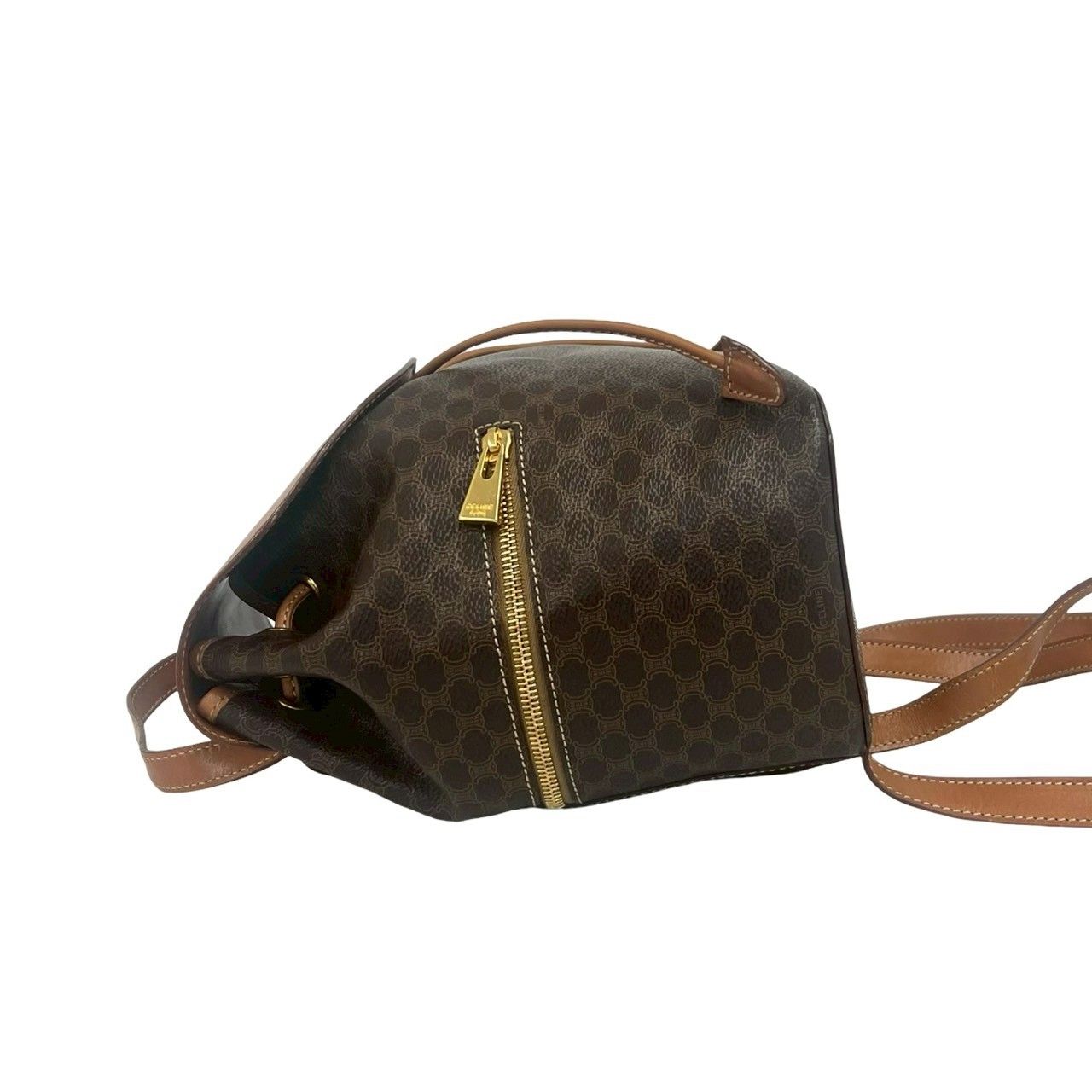 極 美品 CELINE セリーヌ ヴィンテージ マカダム ブラゾン トリオンフ