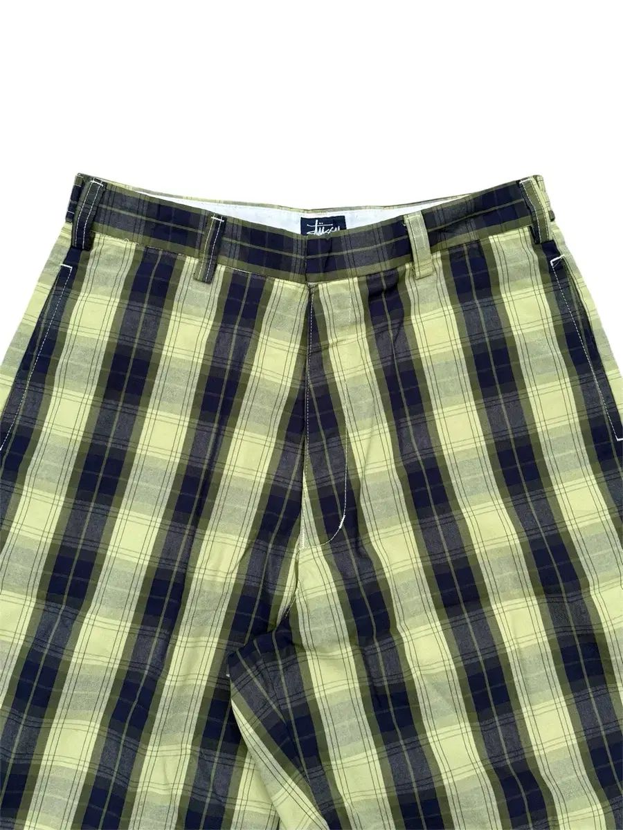 90s STUSSY ステューシー CHECK ハーフパンツ