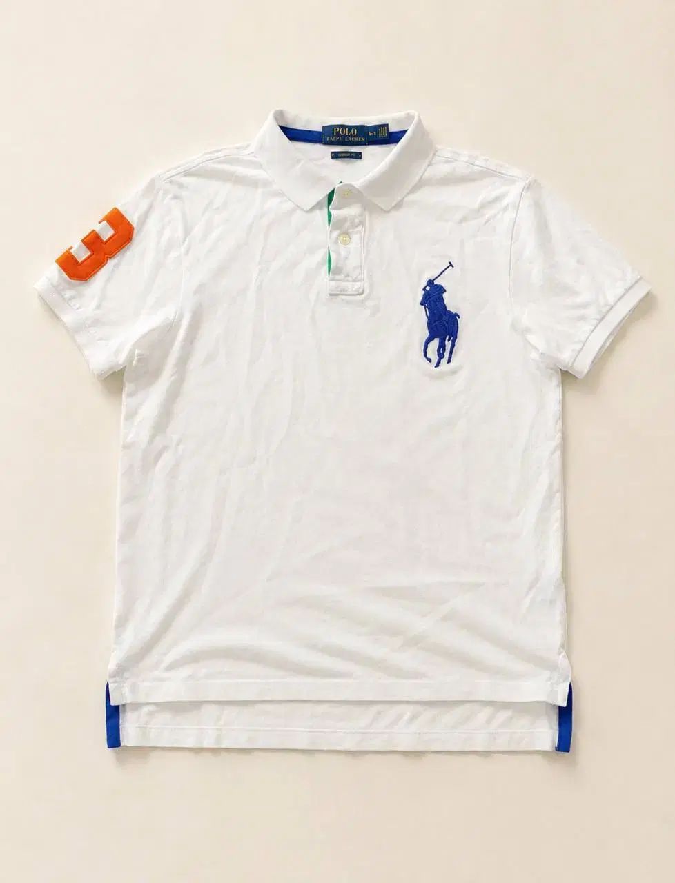 POLO ポロ ラルフローレン 白 レーシング ビックポニー P520