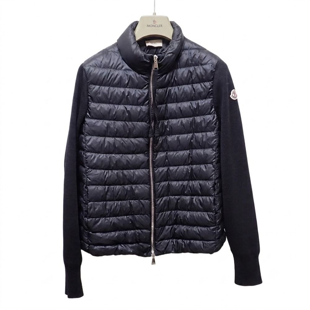 Ft645301 モンクレール ダウンジャケット カーディガン TRICOT CARDIGAN Sサイズ メンズ MONCLER 中古