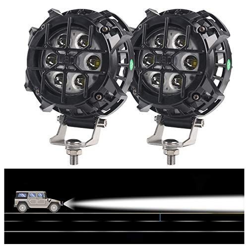 4インチ 42W ライトポッド 4000LM LEDポッド オフロードスポットドライビング フォグランプ LEDワークライト For トラック車 ATV SUV ATV ジープボート（2パック）ts 2f7adf03