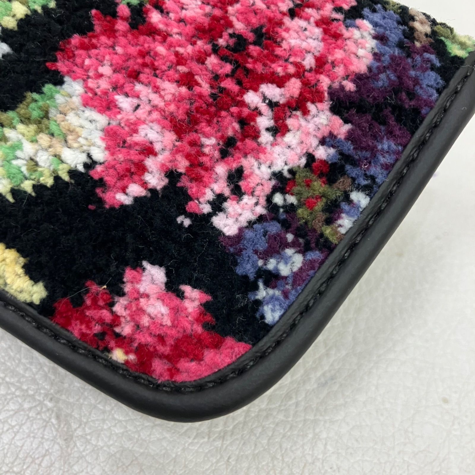 2724 良品 FEILER フェイラー シュニール織り メガネケース 花柄 眼鏡