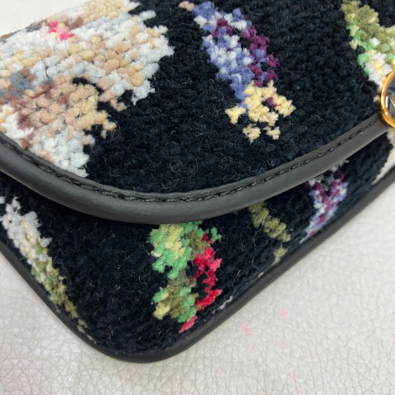2724 良品 FEILER フェイラー シュニール織り メガネケース 花柄 眼鏡