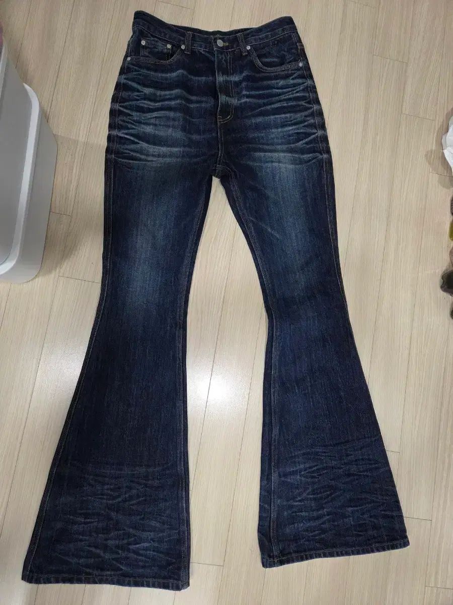 アンダーマイカー ワイド フレアデニム Indigo Blue 2サイズ 