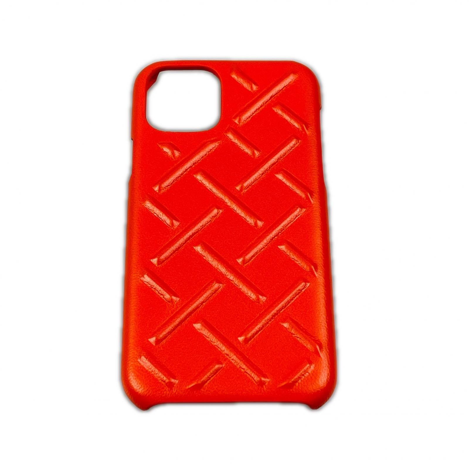 ボッテガヴェネタ ケース レッド BOTTEGA VENETA ボッテガヴェネタ スマホケース iPhone11Pro対応
