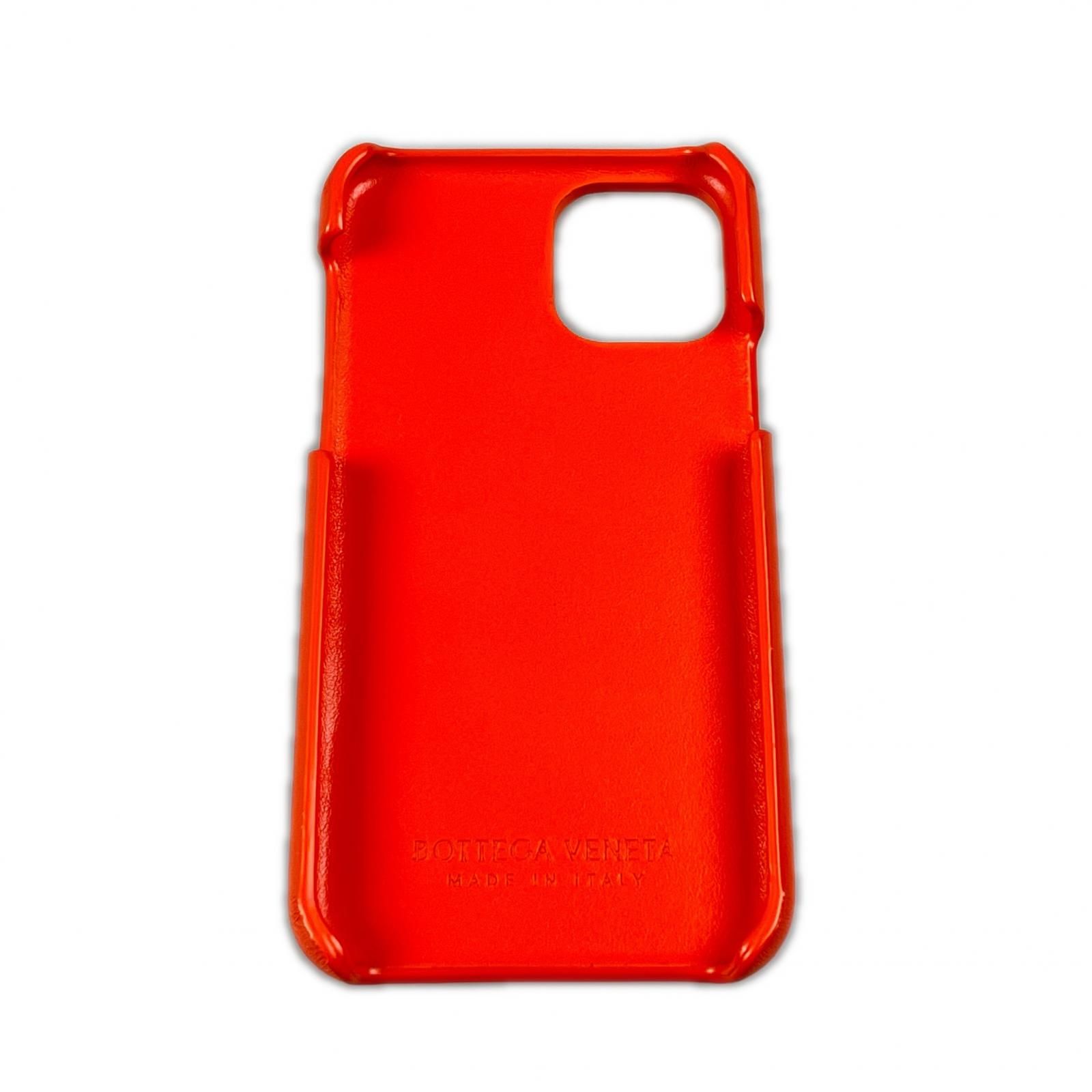 ボッテガヴェネタ ケース レッド BOTTEGA VENETA ボッテガヴェネタ スマホケース iPhone11Pro対応