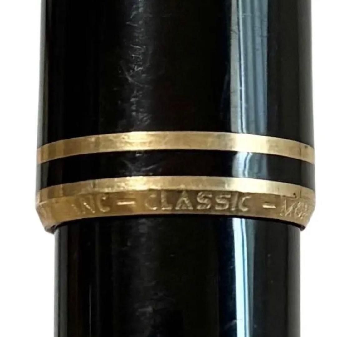 MONTBLANC 万年筆 CLASSIC 14K刻印 585 EF 極細字 モンブラン