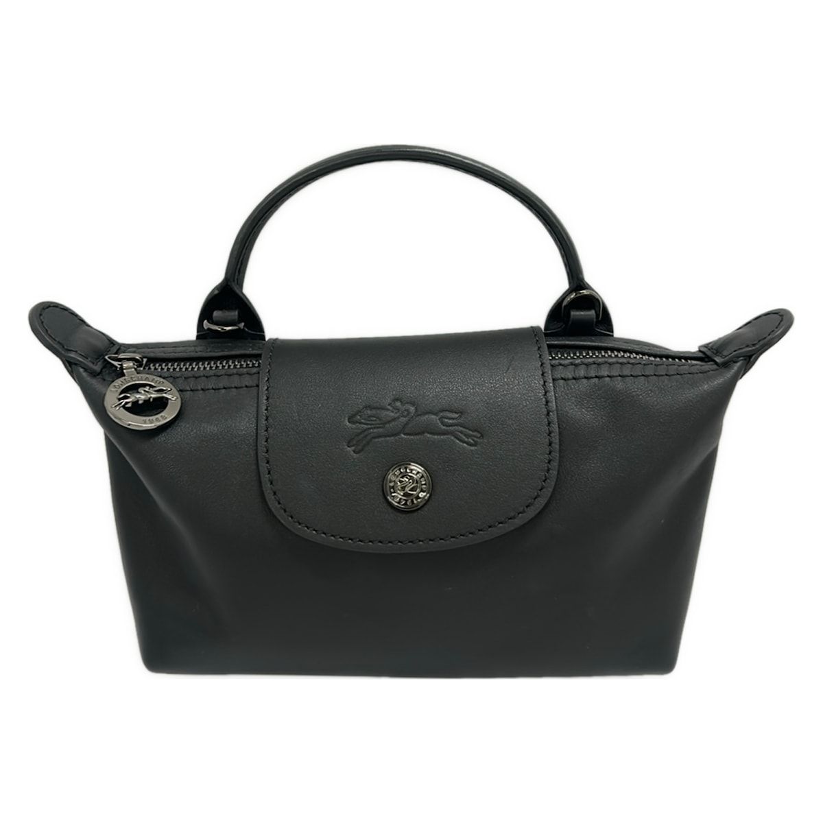 LONGCHAMP(ロンシャン) ハンドバッグ ル プリアージュ エクストラ XS ポーチ 34205987 001 黒 ミニバッグ レザー 16,730円