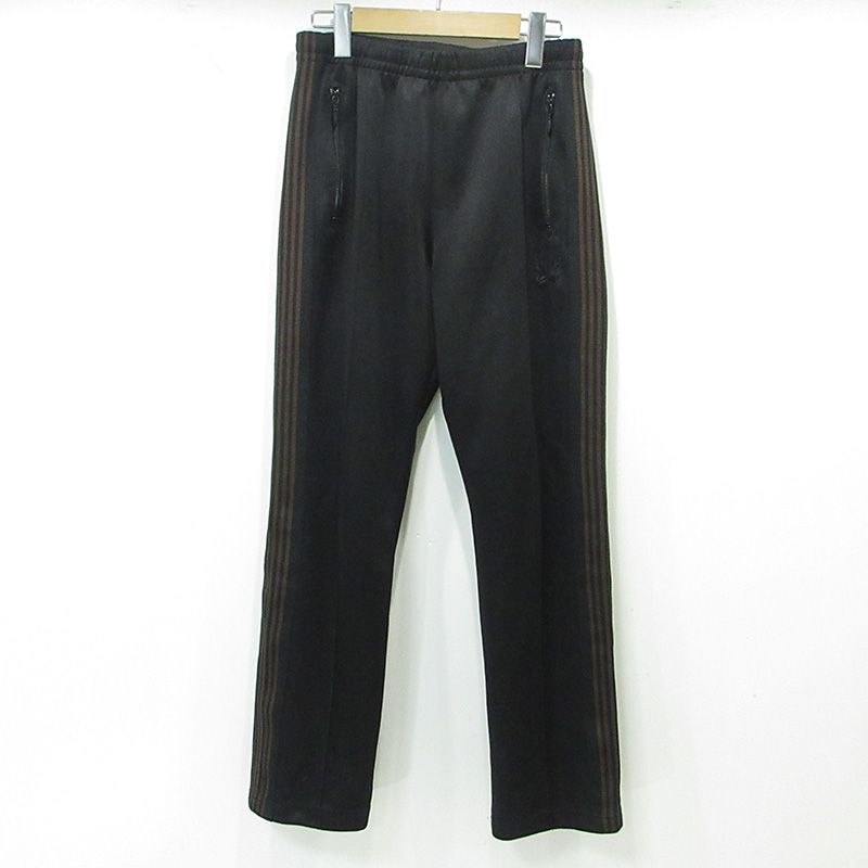 【三重本店】 中古 Needles | ニードルス TRACK PANT POLY SMOOTH トラックパンツポリスムース パピヨン刺繍 KP400 ブラック サイズ：XS 【107】