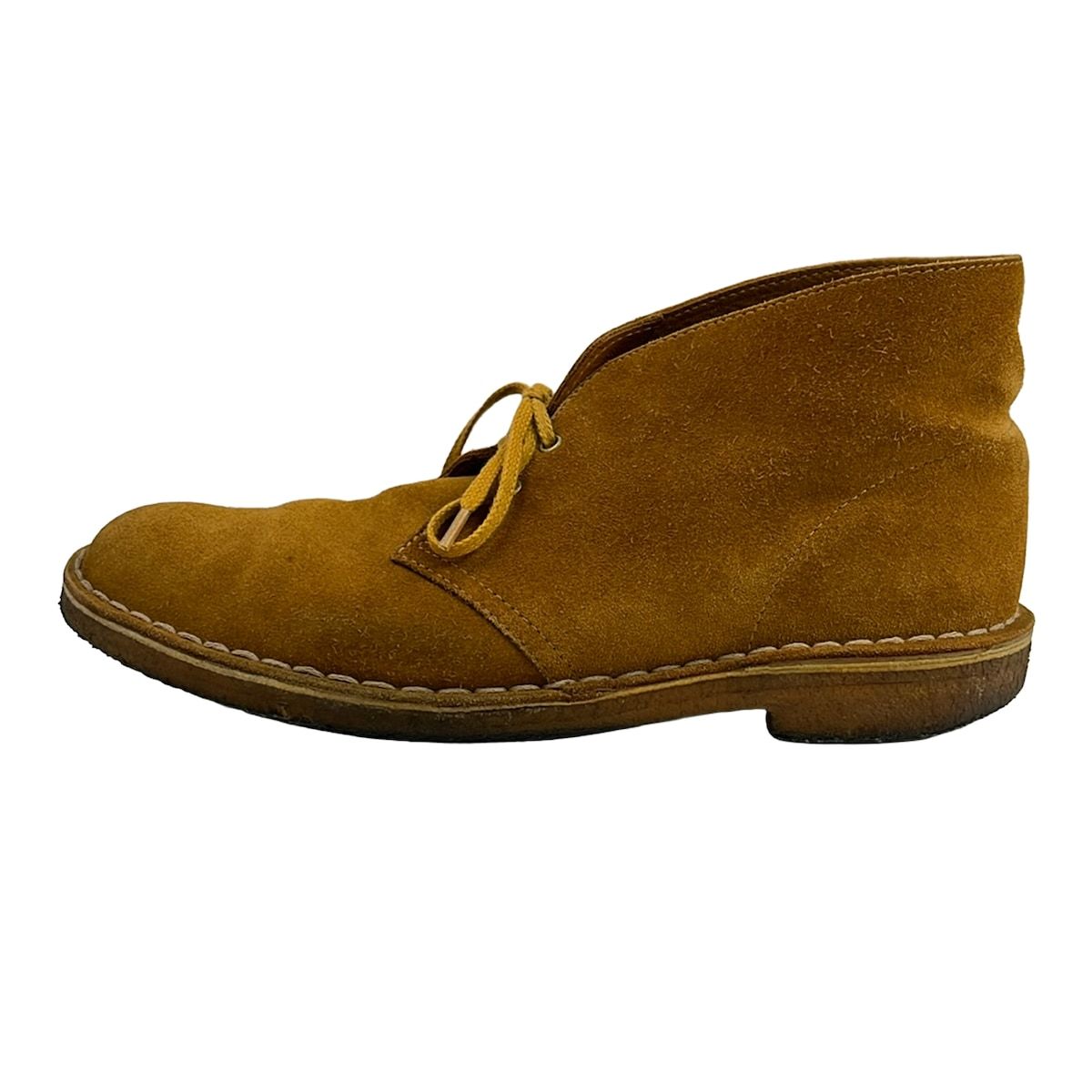 Clarks(クラークス) ショートブーツ GB 8 1/2 メンズ - ブラウン デザートブーツ
