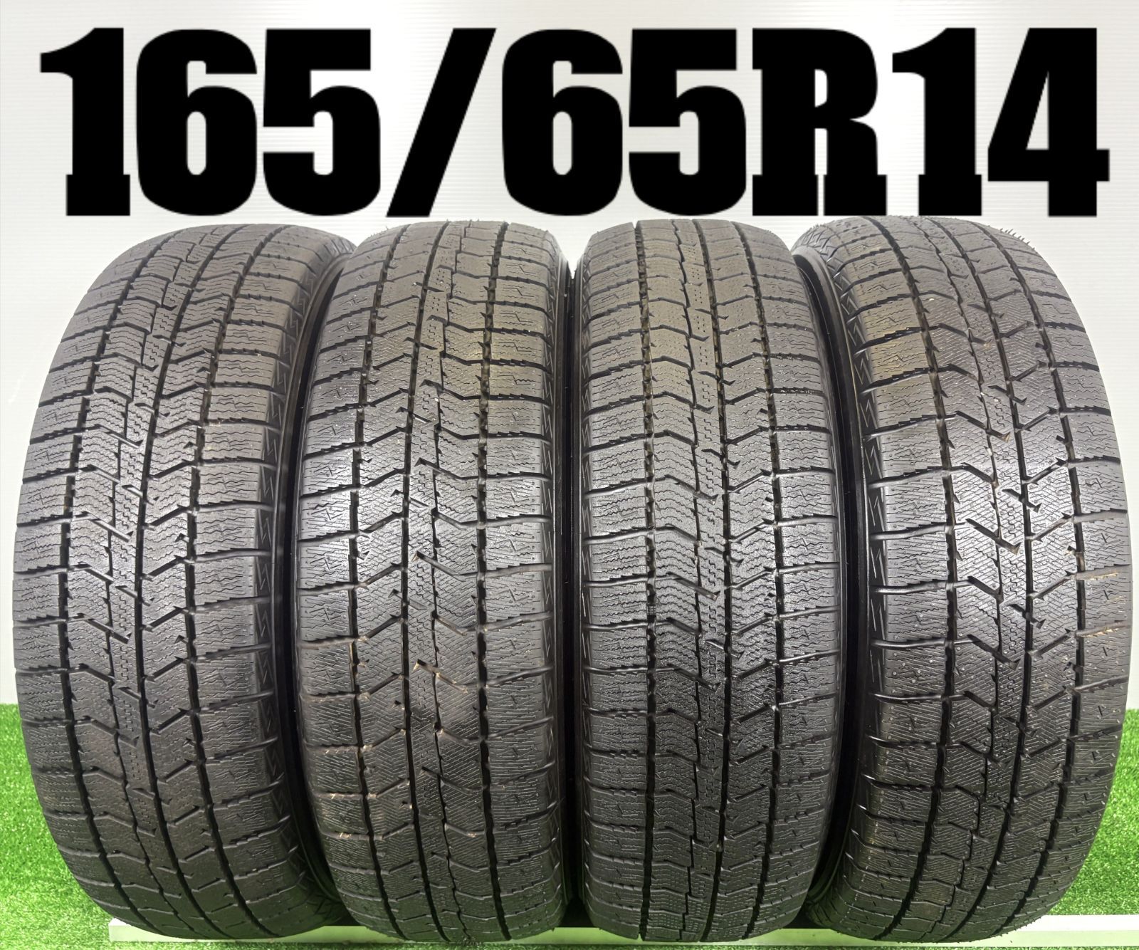 送料無料★165/65R14 トーヨー GIZ3 2024年製 4本 冬 タイヤ スタッドレス 中古 TB1357