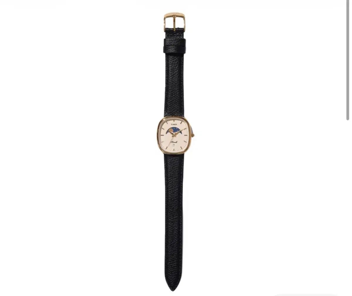 TIMEX タイメックス x ノア(NOAH) オーバル ムーンフェイズ ウォッチ ブラック GOLD