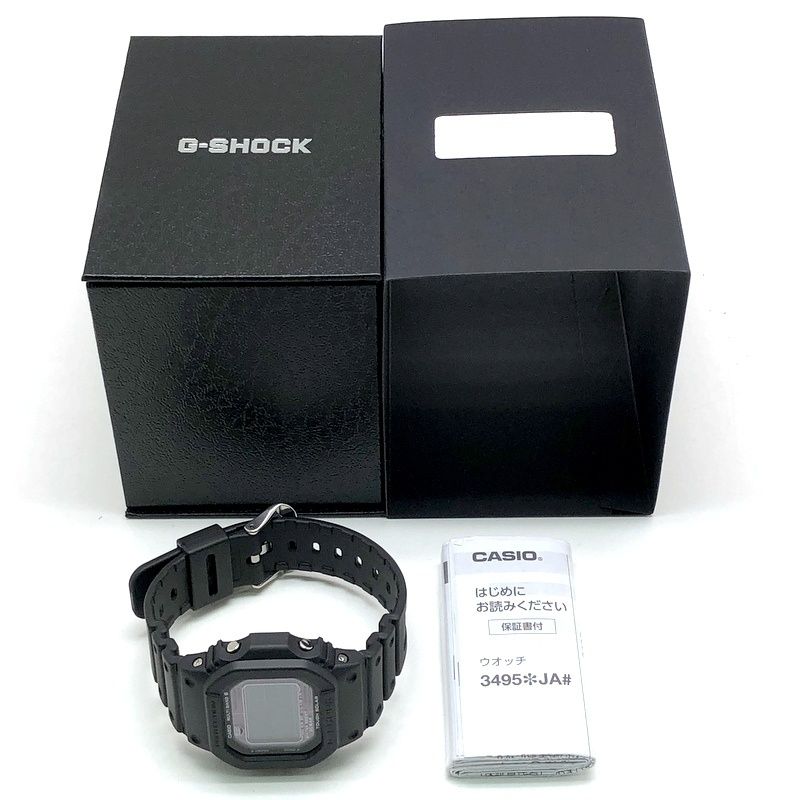 G-SHOCK ジーショック GW-M5610U-1B 電波ソーラー 反転液晶 マルチ