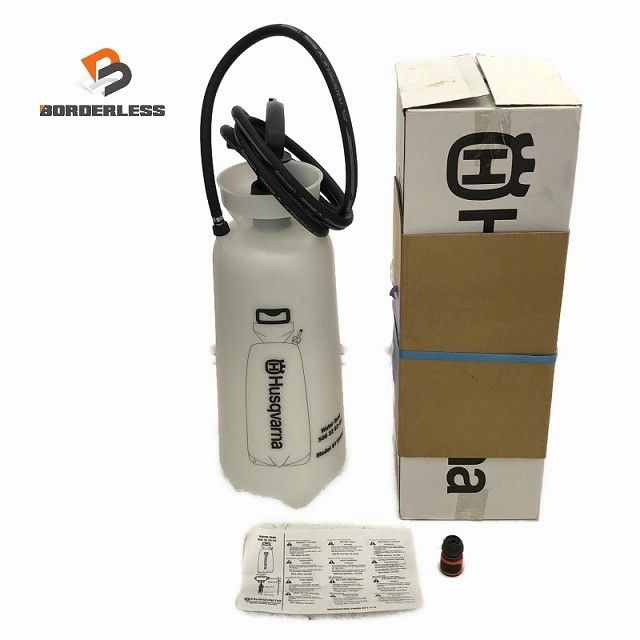 ☆未使用品☆Husqvarna ハスクバーナ 加圧式 水タンク 91184PI ホース付 給水タンク 加圧タンク 給水ポンプ エンジンカッター用131340