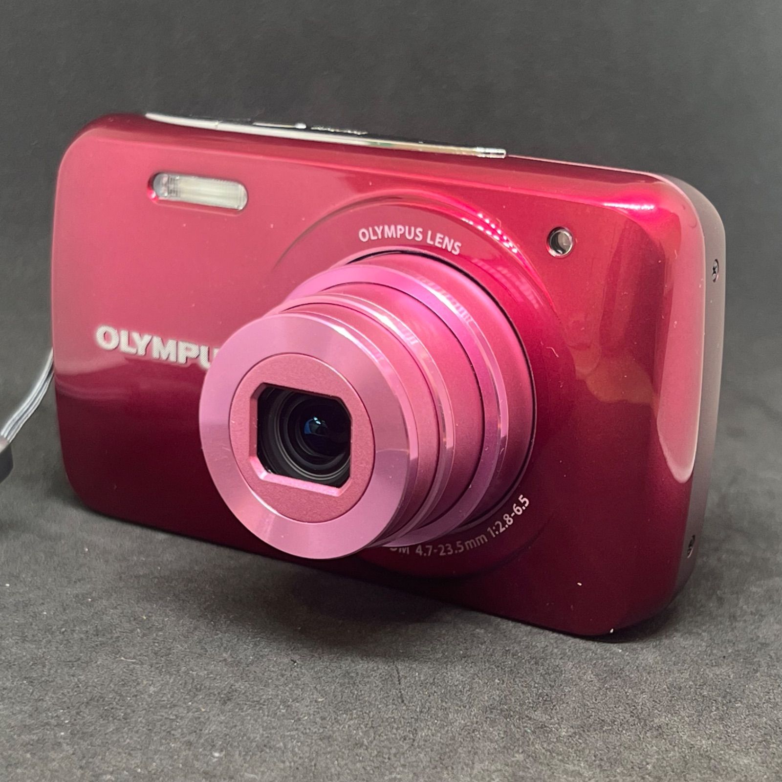T6031 【 通電確認済み 】OLYMPUS オリンパス VH-210 RED コンパクトデジタルカメラ デジタルカメラ デジカメ コンデジ 付属品あり 箱入り