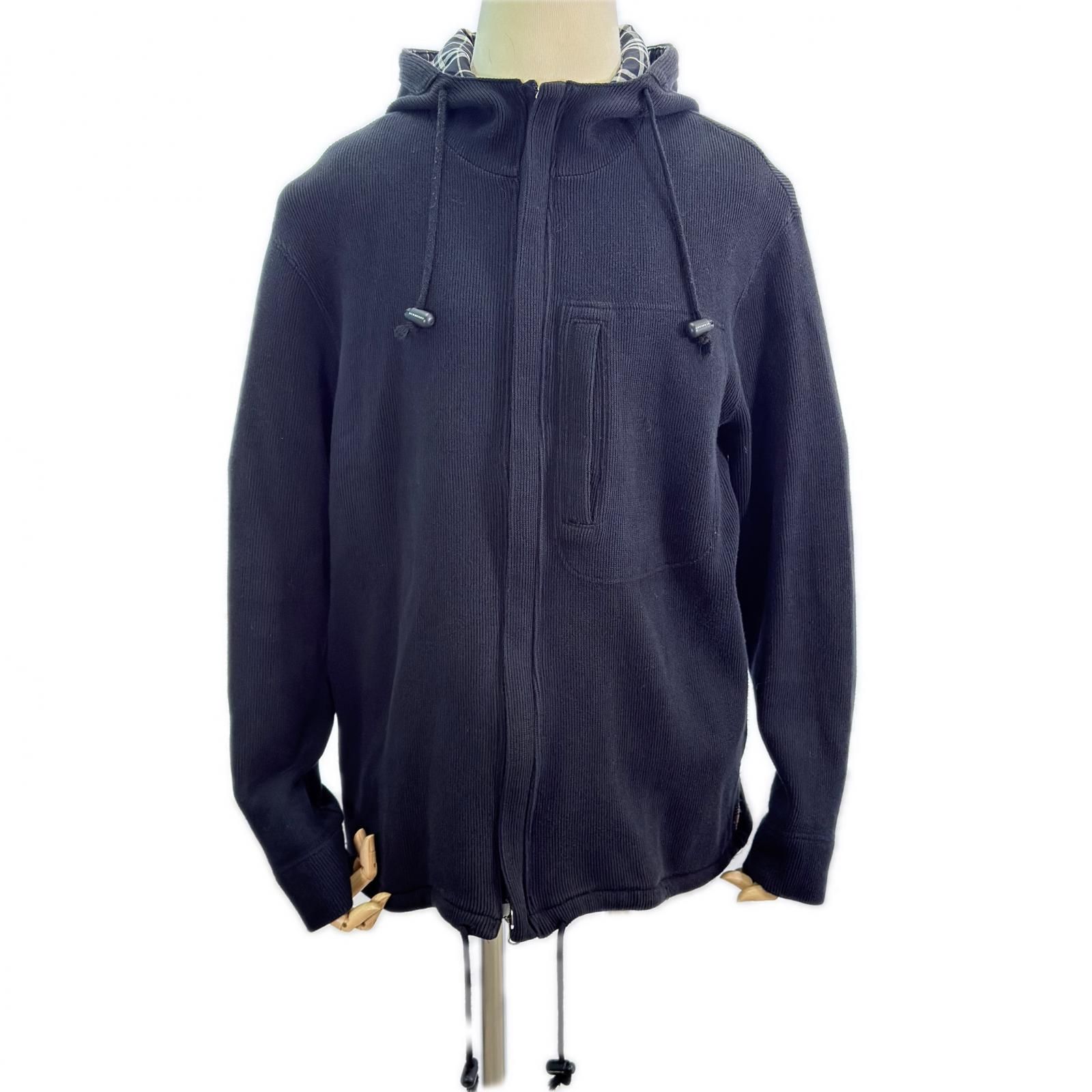 BURBERRY バーバリー 01108-13 ファッション 三陽商会 WDA ダブルジップ ブラック M コットン メンズ 11,020円