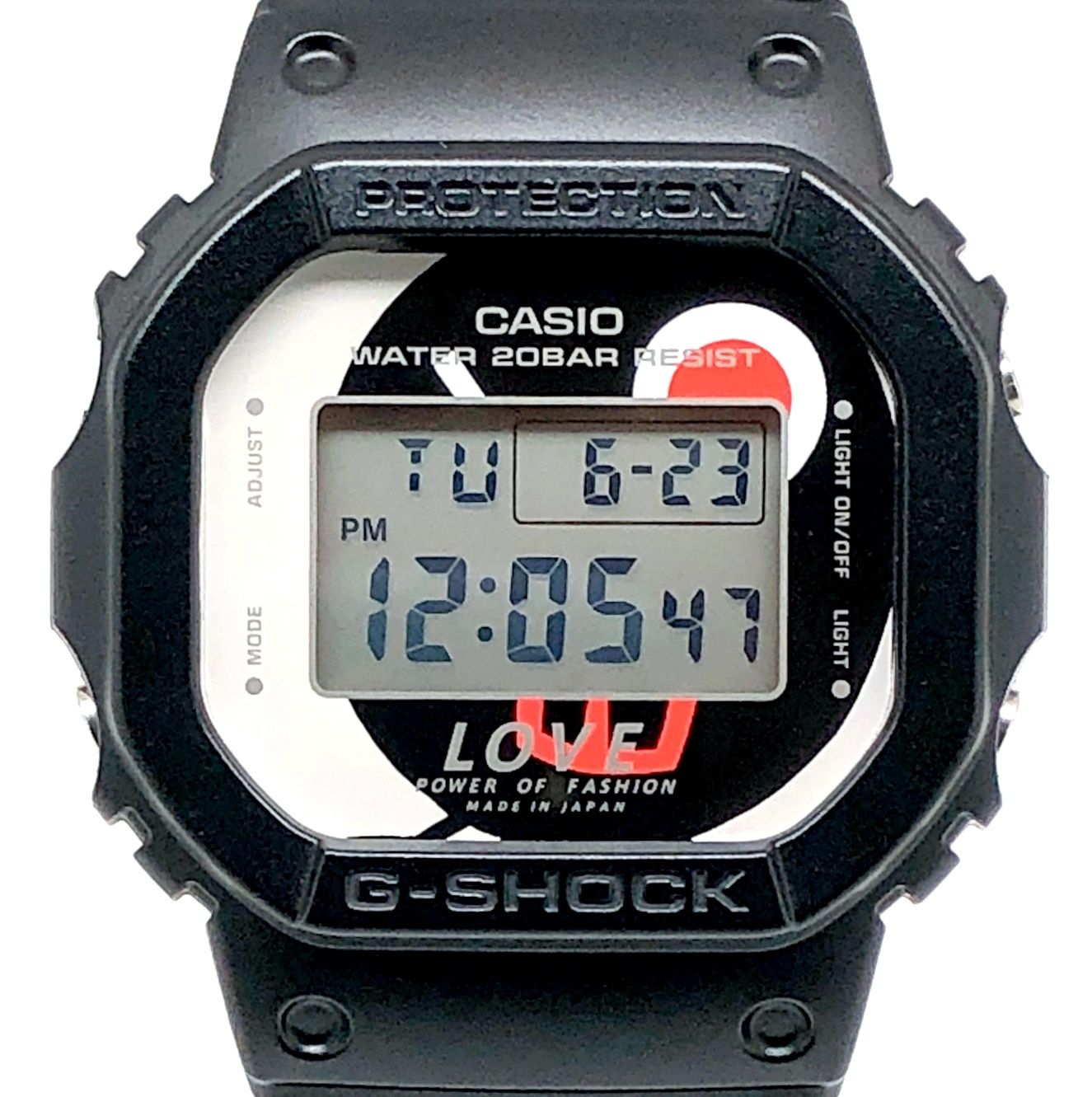 G-SHOCK ジーショック DW-5600LP-1 LOVE POWER OF FASHION コラボモデル 東日本大震災 支援プロジェクト 2012年7月発売 19,235円