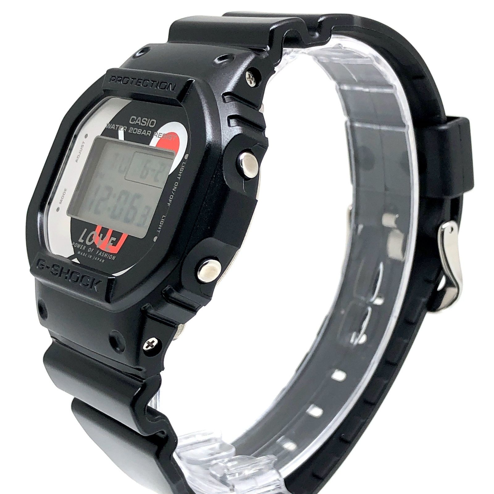 G-SHOCK ジーショック DW-5600LP-1 LOVE POWER OF FASHION コラボモデル 東日本大震災 支援プロジェクト 2012年7月発売 G-SHOCK ジーショック DW-5600LP-1 LOVE POWER OF FASHION コラボ