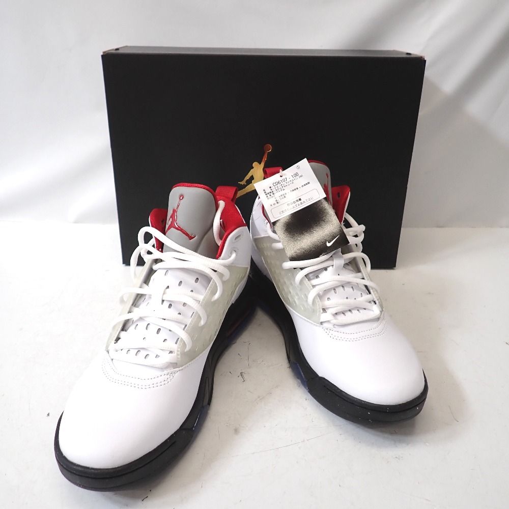Ft1357991 ナイキ 靴 ハイカットシューズ JORDAN MAXIN CD6107-100 ホワイト/レッド 27cm メンズ NIKE 中古