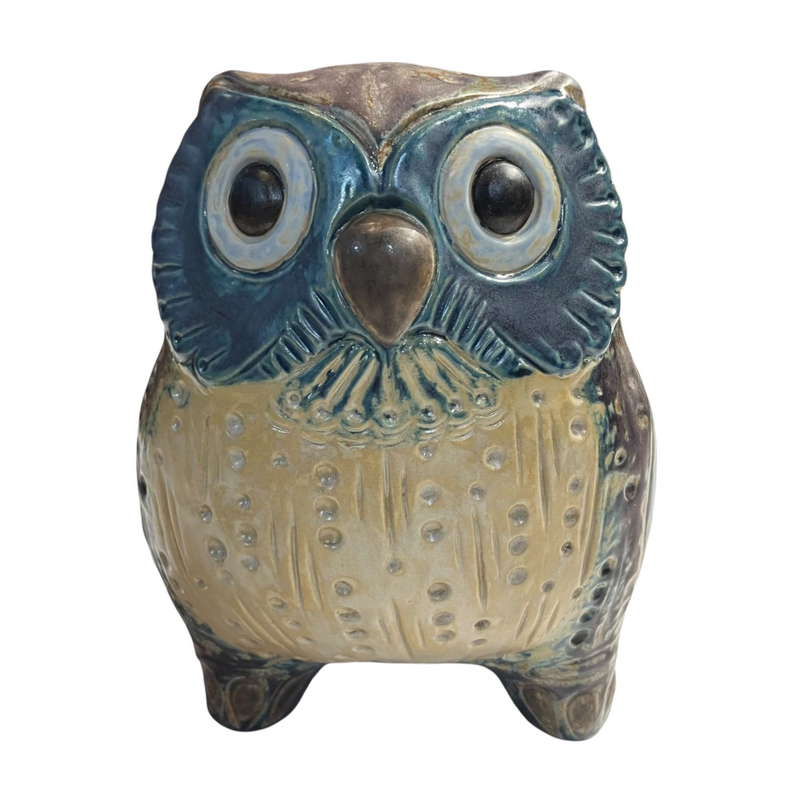 美品】LLADRO リヤドロ 福を呼ぶ鳥 2羽セット Small Owle(グレイ