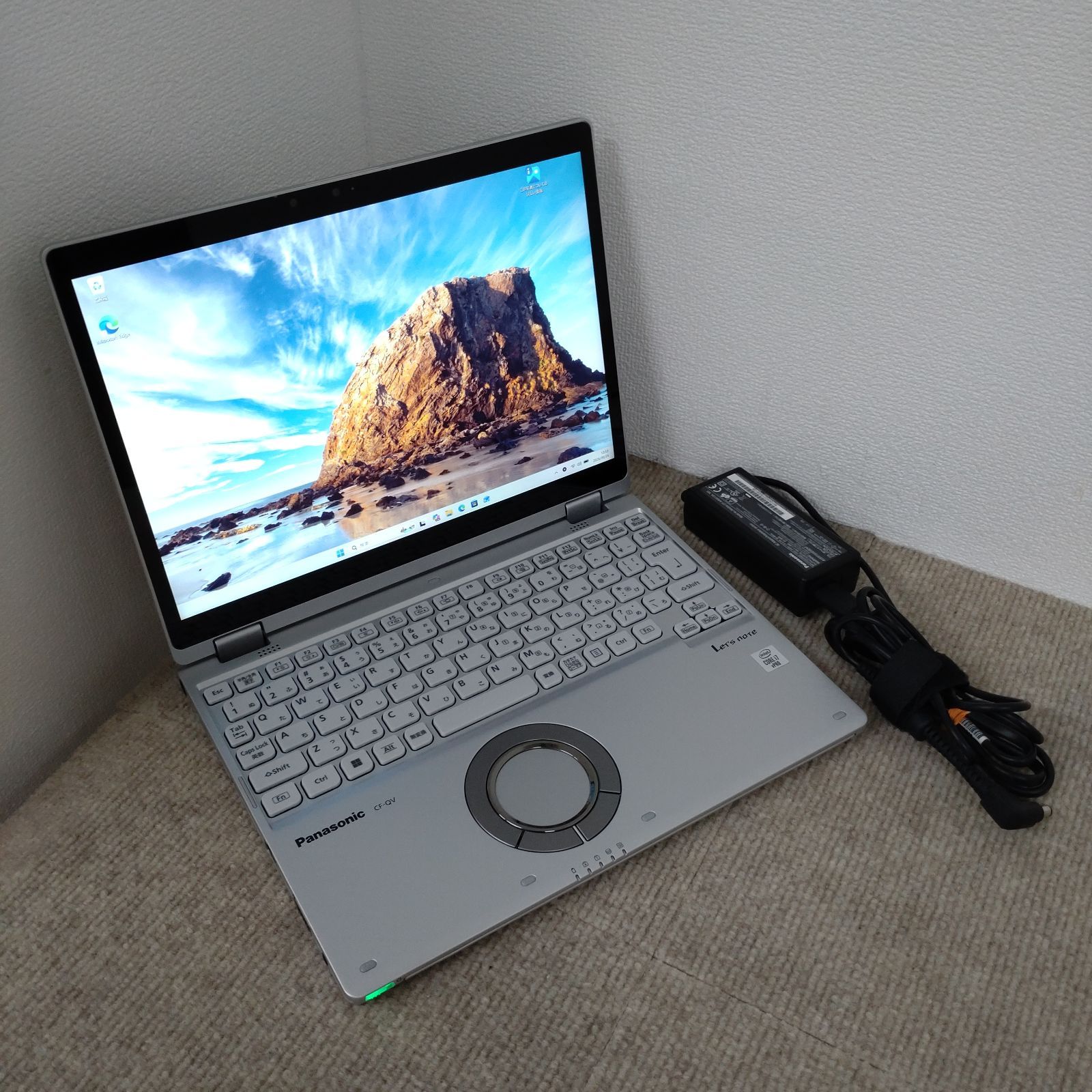 【送料無料】Panasonic CF-QV9 / 2in1タッチ / I7-10810U / 16GB / SSD512GB / Windows11 / LTE / カメラ内蔵 / 12型 / NB508
