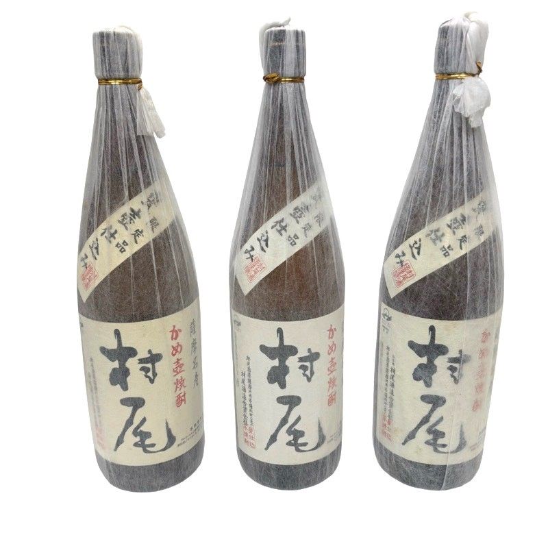 焼酎 村尾 3本セット 1800ml 25度 村尾酒造 芋焼酎 まとめ売り 【新品未開栓品】 52606K833