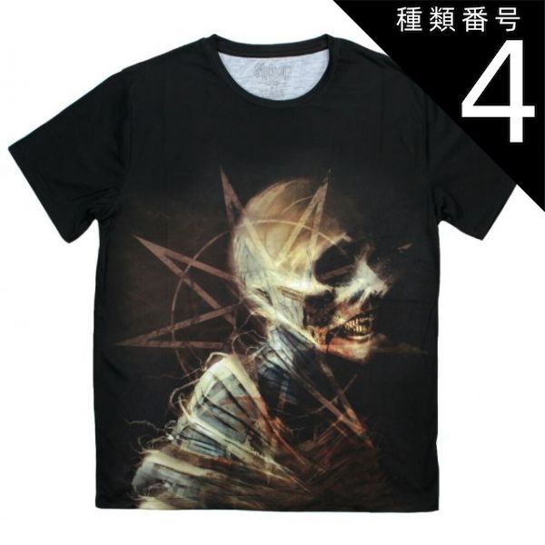 (種類4：X-Large) SlipKnoT / Profile Tee (Black) - スリップノット Tシャツ