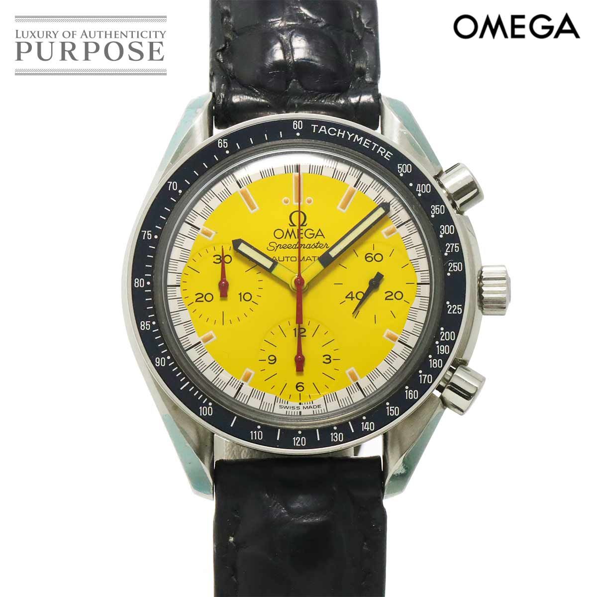 オメガ OMEGA スピードマスター レーシング シューマッハ限定 3510 12 クロノグラフ メンズ 腕時計 自動巻き Speedmaster 90320129