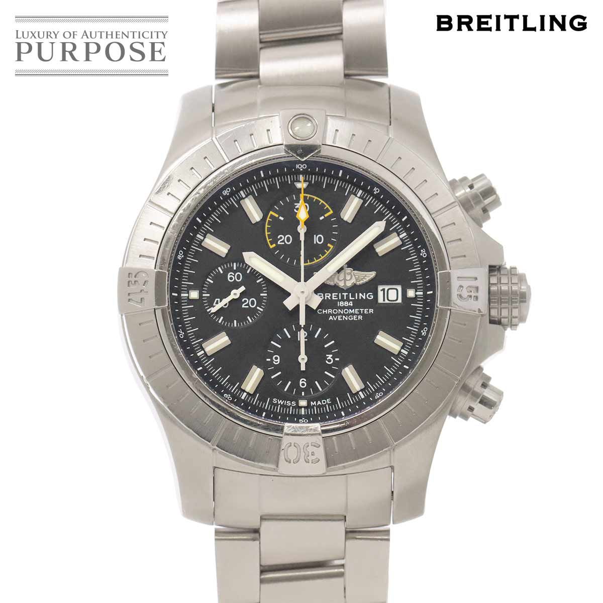 ブライトリング BREITLING アベンジャー A13317 クロノグラフ メンズ 