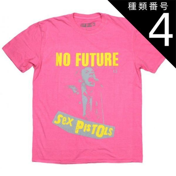 (種類4：X-Large) Sex Pistols / No Future Tee 3 (Pink) - セックス・ピストルズ Tシャツ