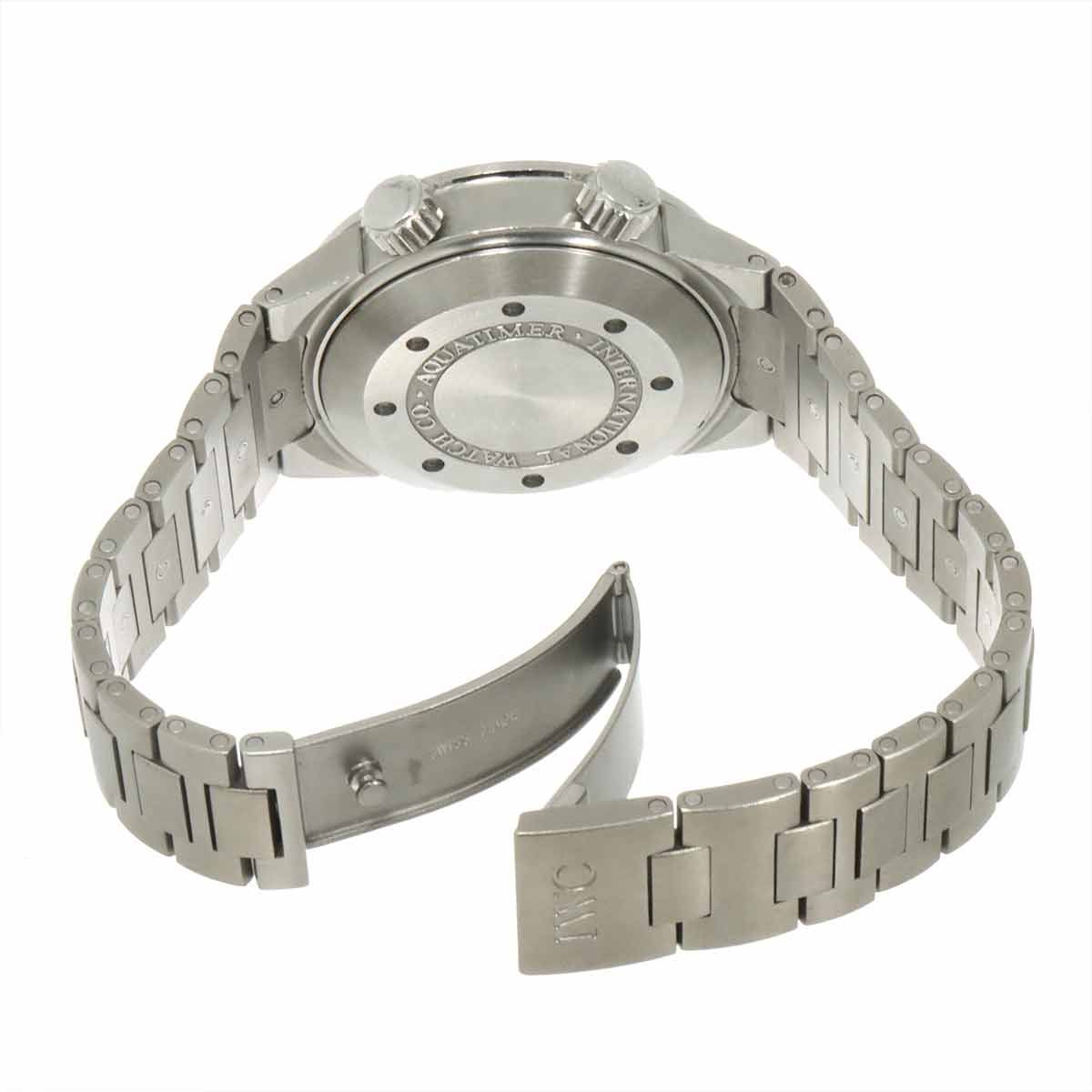 アクアタイマー IWC IW354807 メンズ 中古 腕時計 ブラック