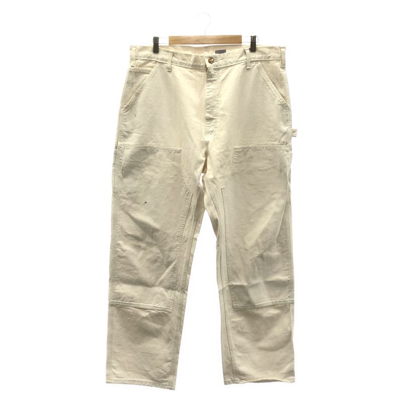 【中古】Carhartt ダブルニー ペインターパンツ ホワイト カーハート[10]
