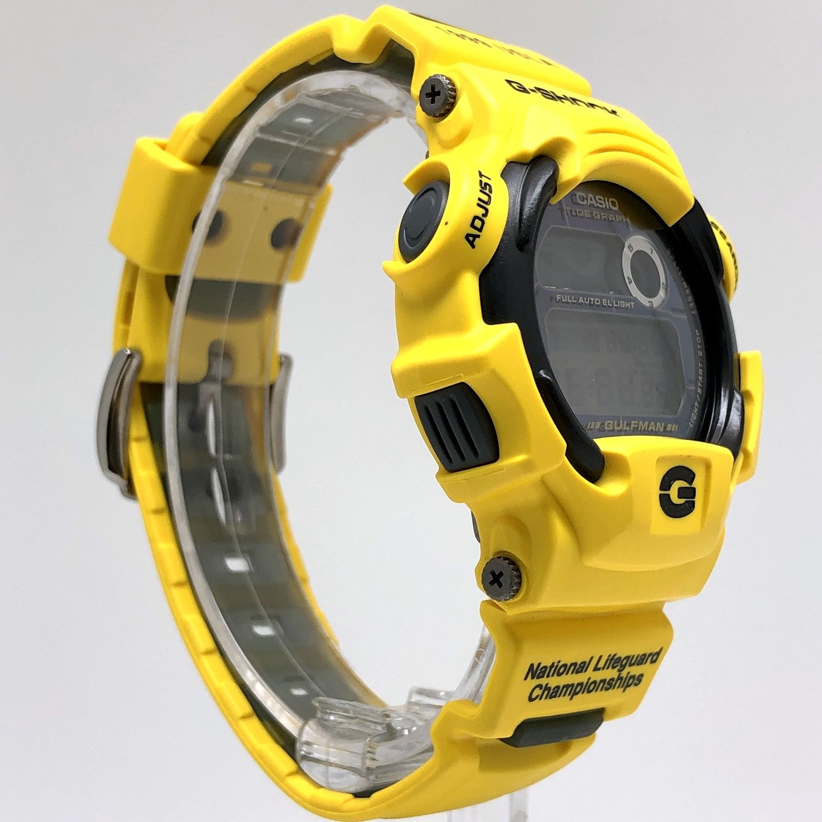 G-SHOCK ジーショック DW-9700UL-9T GULFMAN ガルフマン 全米ライフガード選手権 コラボモデル イエロー 1999年7月発売 G-SHOCK ジーショック DW-9700UL-9T GULFMAN ガルフマン 全米ライフ