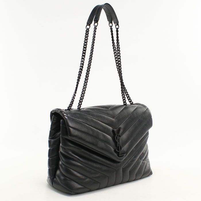 SAINT LAURENT サンローラン チェーンショルダーバッグ カサンドラ 574946 ショルダーバッグ カーフ【中古】 レディース