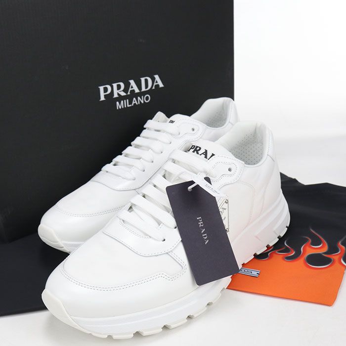 PRADA プラダ ブラッシュドレザー PRAX 01 Re-Nylon 2EE369 スニーカー