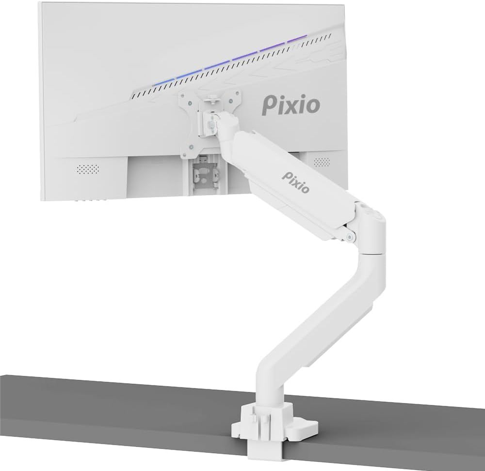 美品】Pixio PS2SW モニターアーム ホワイト 18kg対応 - メルカリ
