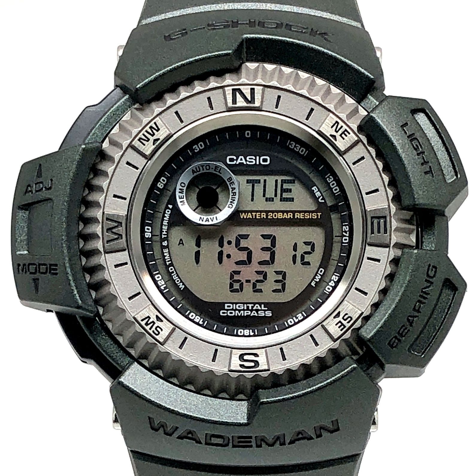 G-SHOCK ジーショック DW-9800AR-3T WADEMAN ARTI オフィシャル コラボモデル 回転ベゼル グリーン 迷彩 1999年7月発売 14,963円