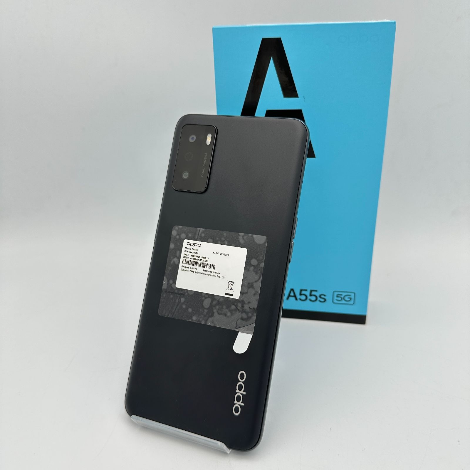 OPPO A55s 5G ブラック　本体（中古） 中古美品】OPPO A55s 5G 64GB BK SIMフリー - メルカリ