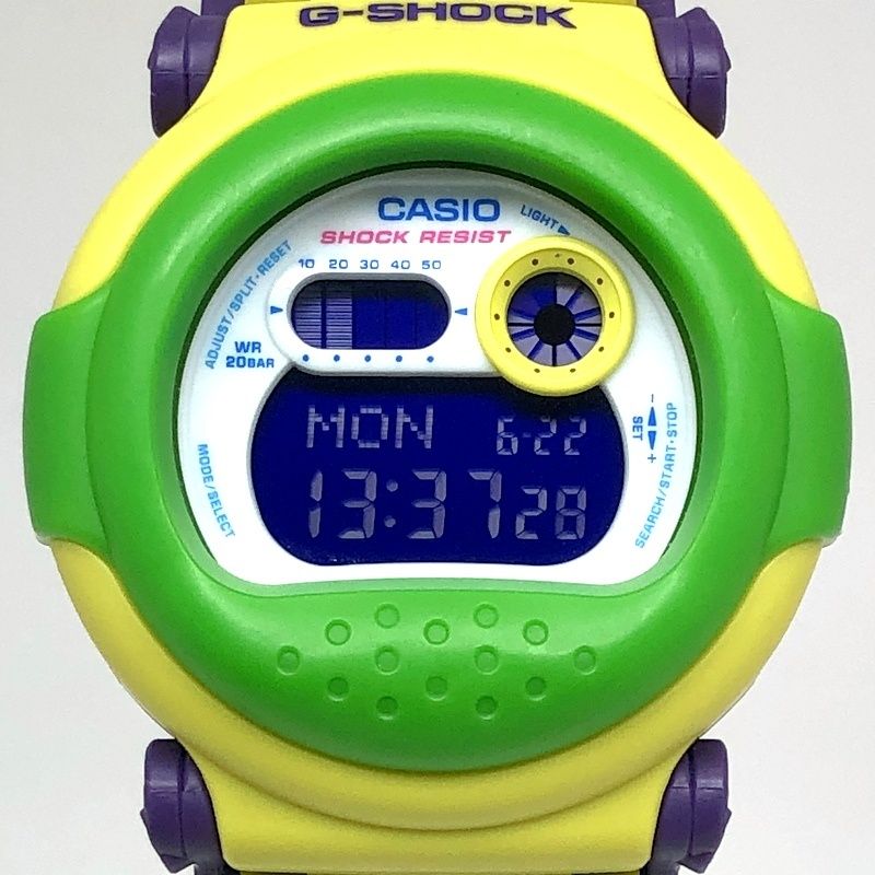 G-SHOCK ジーショック G-001HC-3 Hyper Colors ハイパーカラーズ ジェイソン グリーン イエロー パープル 2011年5月発売